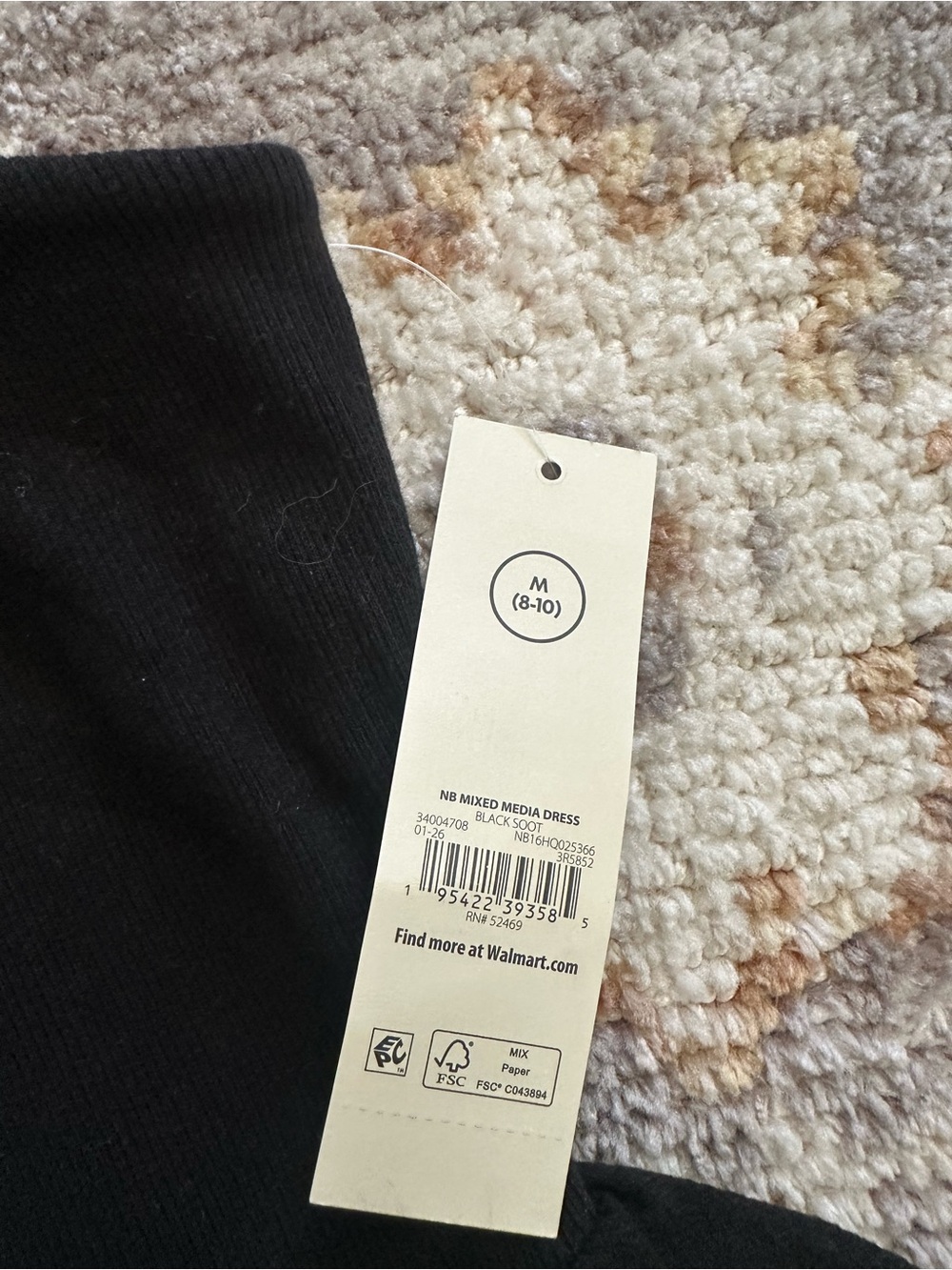 NWT No Boundaries Black dress - Picture 2 of 4